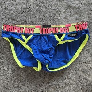 andrew christian brief, blue (m)